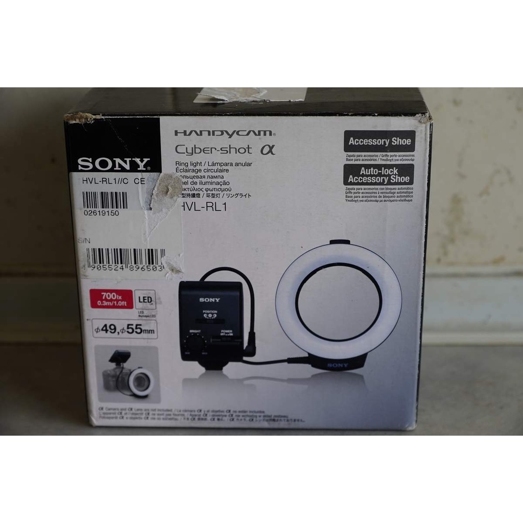 SONY RING LIGHT HVLRL1 macro ช่วยการถ่ายภาพ macro Shopee Thailand