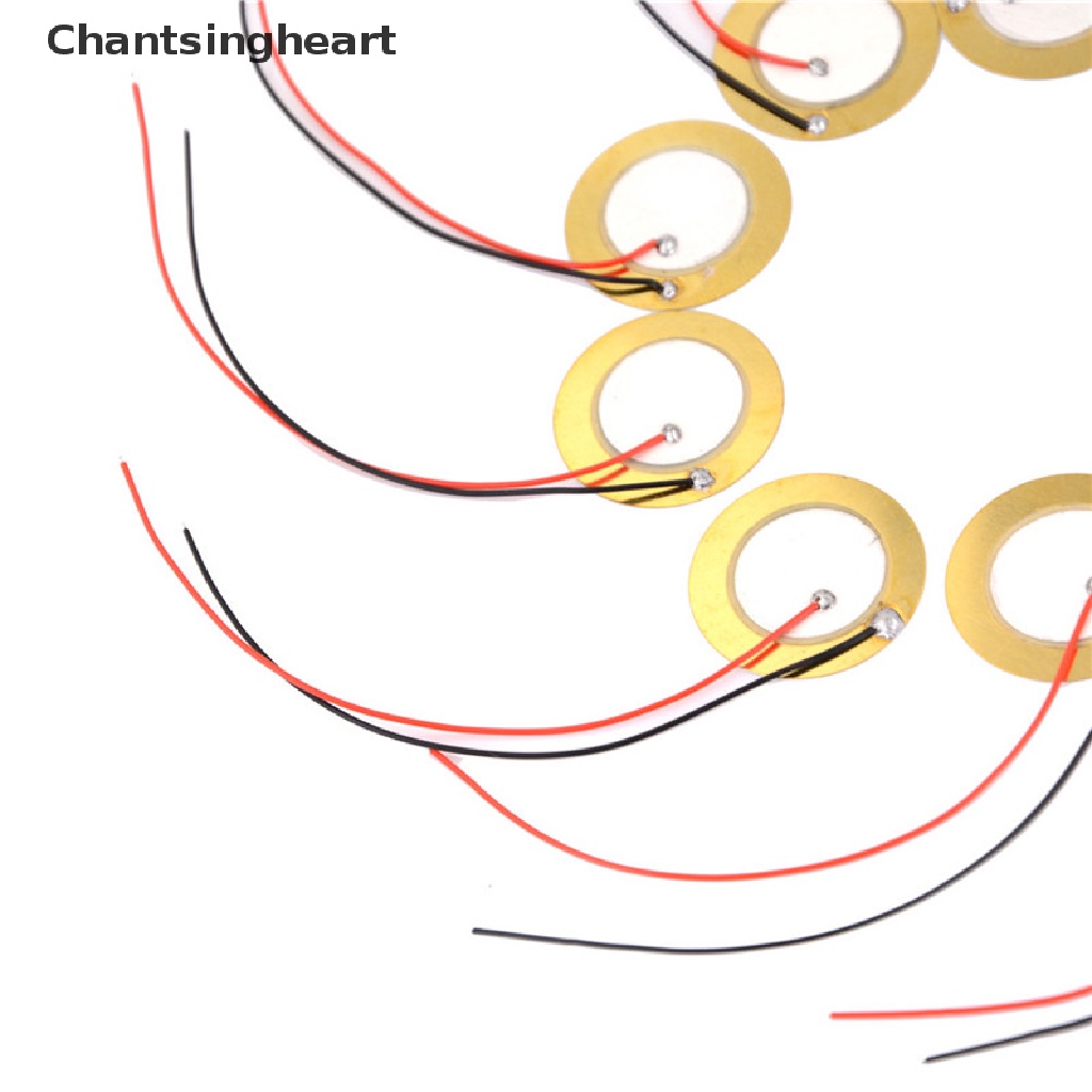 lt-chantsingheart-gt-แผ่นกลองเซนเซอร์เสียง-27-มม-10-ชิ้น-และลวดทองแดง