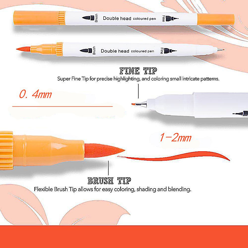 ชุดแปรงปากกามาร์กเกอร์-วาดภาพระบายสีน้ํา-12-24-36-48-60-72-100-สี