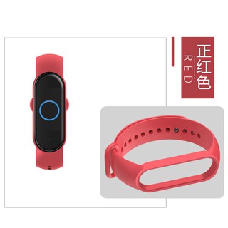 ภาพขนาดย่อของภาพหน้าปกสินค้ามีสินค้า สายนาฬิกาข้อมือซิลิโคน TPU แบบเปลี่ยน สําหรับ Xiaomi mi Band 7 6 5 Band mi band7 mi band5 6 จากร้าน 1886580.th บน Shopee ภาพที่ 7