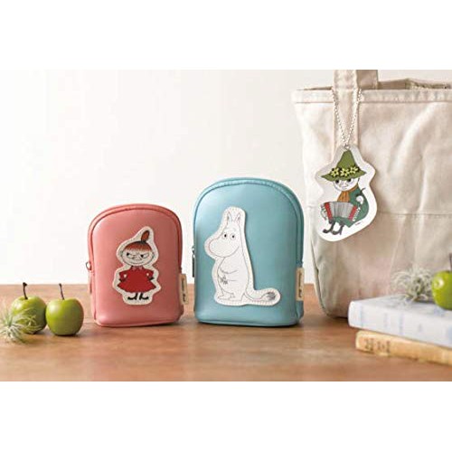 พร้อมส่ง-moomin-samansa-mos2-กระเป๋าเครื่องสำอาง-2-ใบ-และป้ายห้อย
