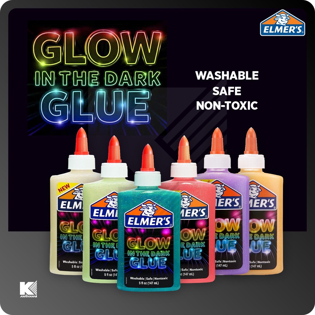 Elmer's Glow in the Dark Glue for Slime