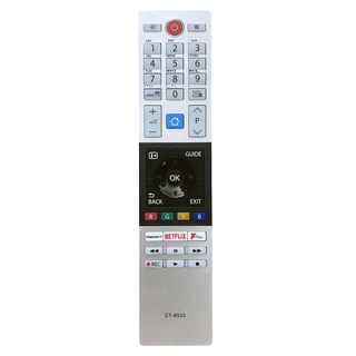 ใหม่ รีโมตคอนโทรล CT-8533 สําหรับ TOSHIBA 2018 2019 TV Models With Netflix Fplay 2863DB 3862DB 3863DB 3863DB 3864DB 5863DB