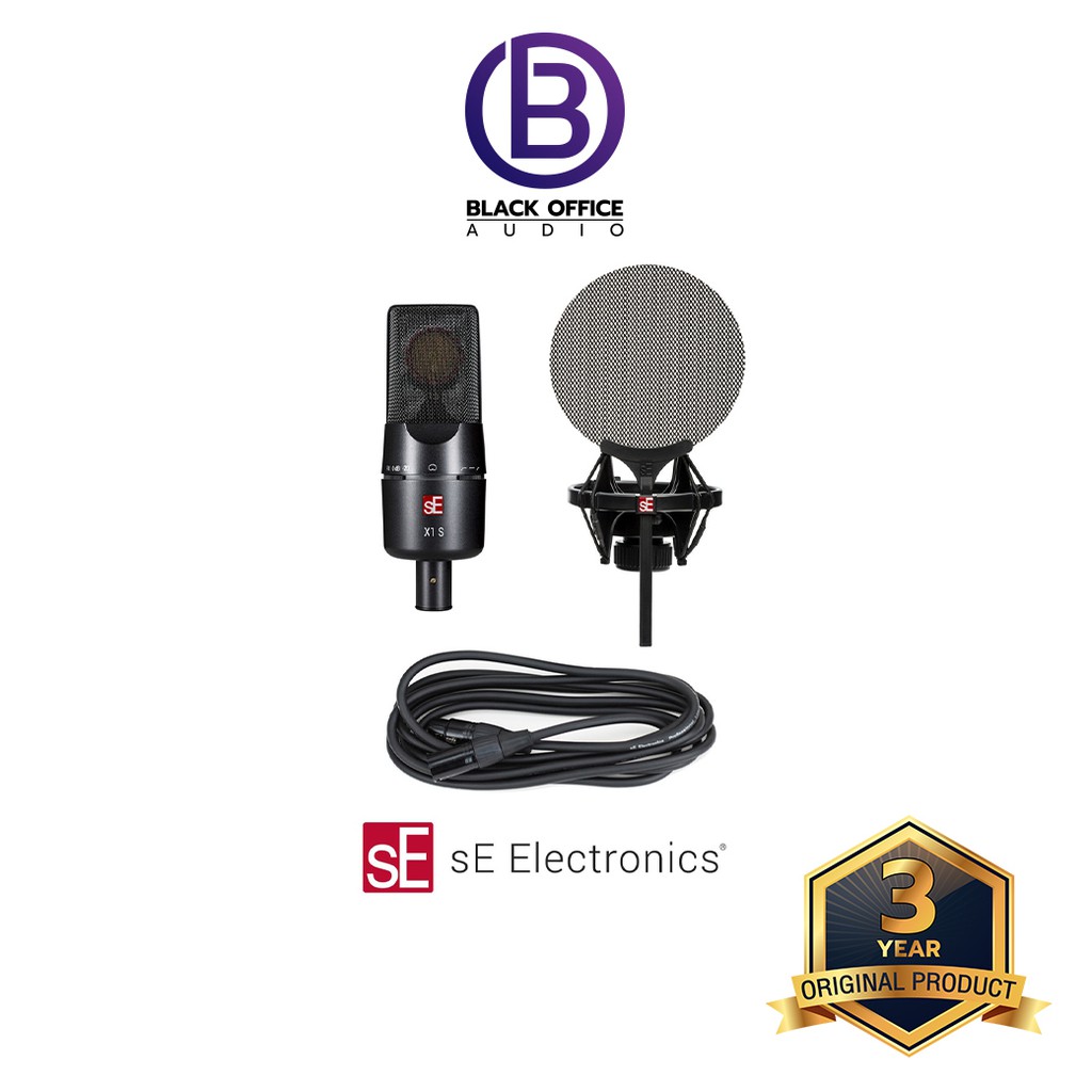 se-electronics-x1-s-vocal-pack-ชุดไมค์คอนเดนเซอร์-ไมค์อัดเสียง-บันทึกเสียง-condenser-microphone-blackofficeaudio