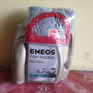 ENEOS 10W-30 Top racing ขนาด 4+1ลิตร แถมเสื้อ