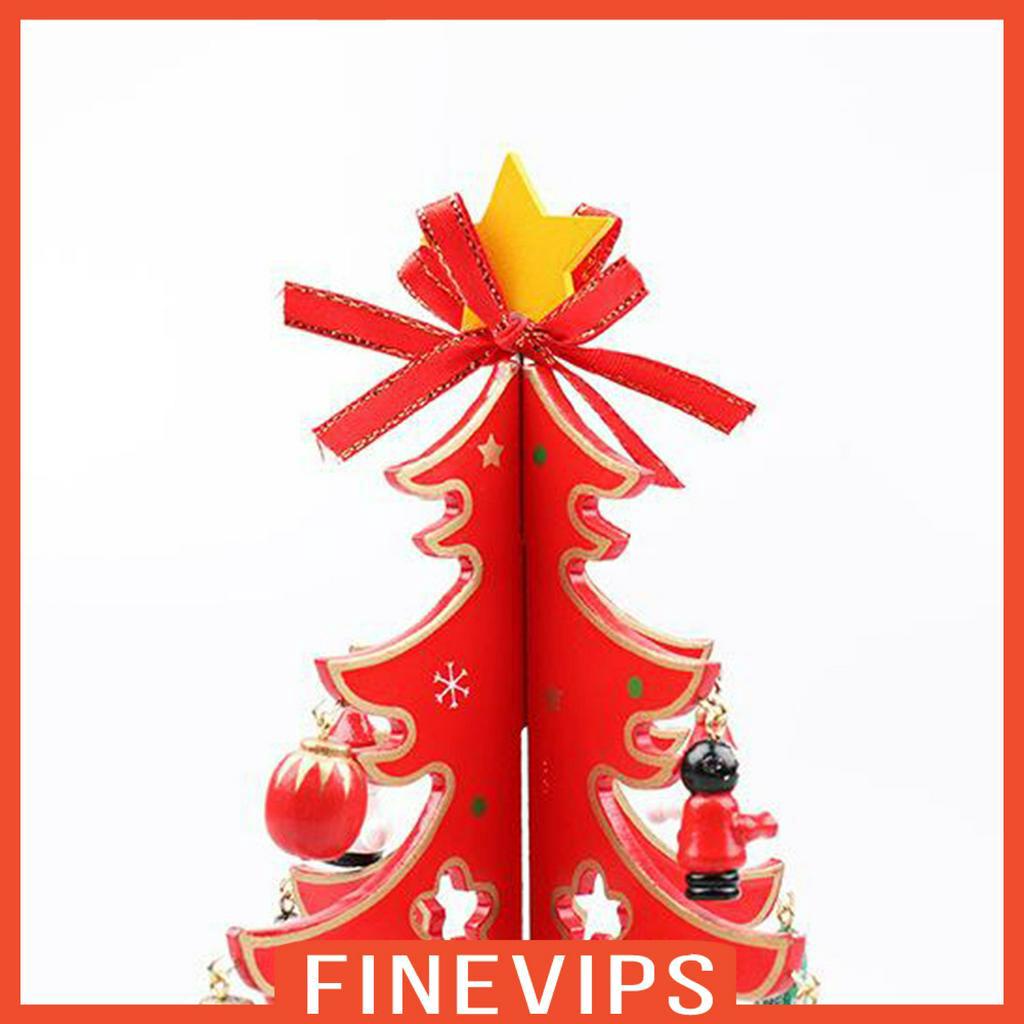 finevips-ต้นคริสต์มาสไม้สําหรับตกแต่งบ้าน