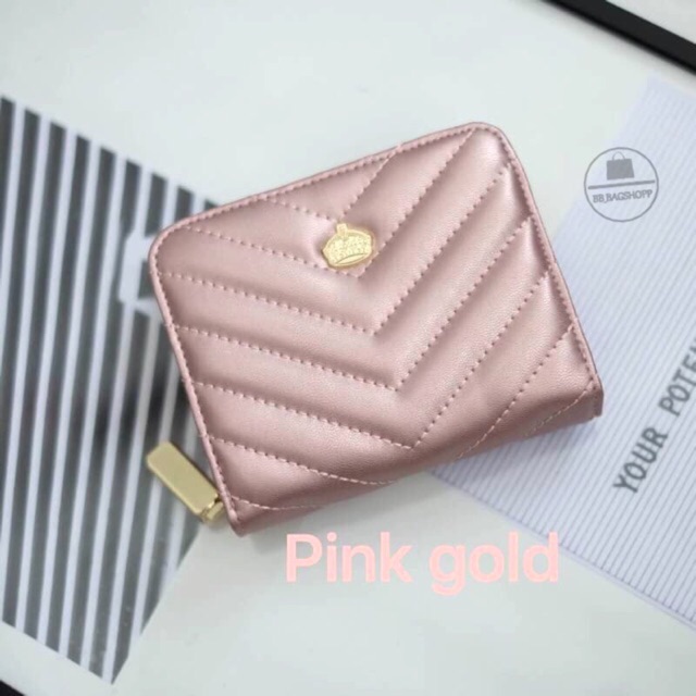 ล่าสุด-keep-richly-short-zipper-outlet-pink-gold