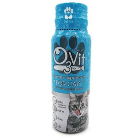 o3vit-cat-แมว-50ml-วิตามินบำรุงแมว-ให้อ้วน-ขนสวย-แข็งแรง-มีไลซีน-เสริมภูมิ