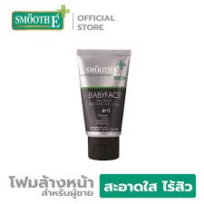 smooth-e-men-babyface-foam-โฟมไม่มีฟอง-สำหรับผู้ชาย-4-oz