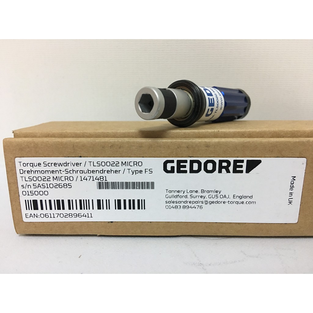GEDORE Torque Screwdriver TLS0022 Micro สินค้าใหม่ พร้อมส่ง ผลิตและ ...