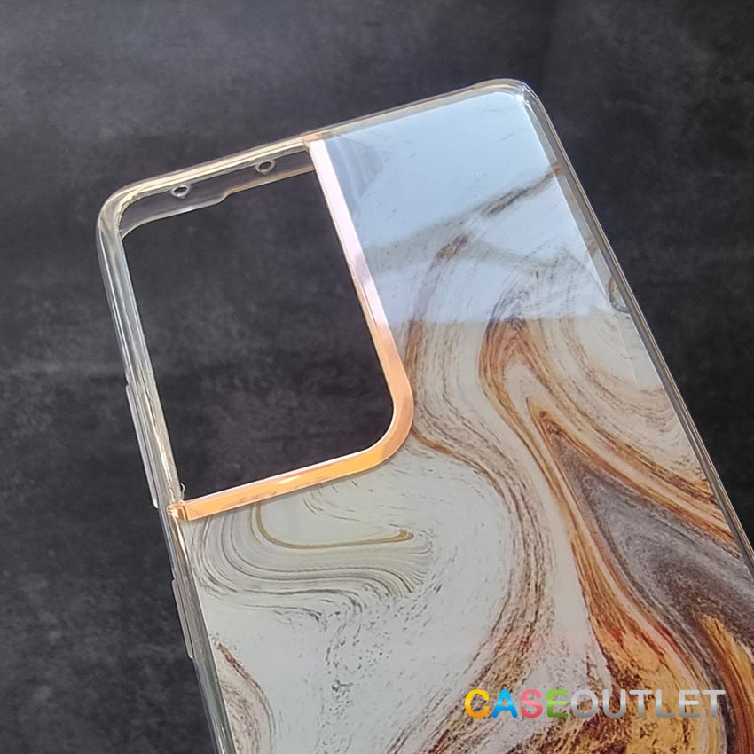 เคส-samsung-s22-ultra-note20-s21-ultra-s21ultra-ฅ-note20-ultra-tpu-ใส-ลายหินอ่อน-สวย-หรู-เบา-ขอบทอง-โครเมียม