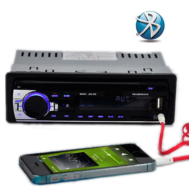 วิทยุติดรถยนต์-bluetooth-เครื่องเล่น-mp3-เครื่องเล่นมัลติมีเดีย-mp3-usb-sd-aux-fm-tf