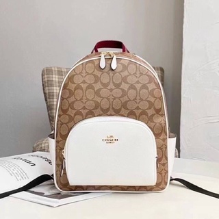 💥COACH COURT BACKPACK IN SIGNATURE CANVAS