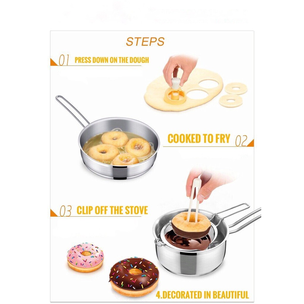 ชุดทำขนมปังโดนัทมืออาชีพ-donut-baking-set