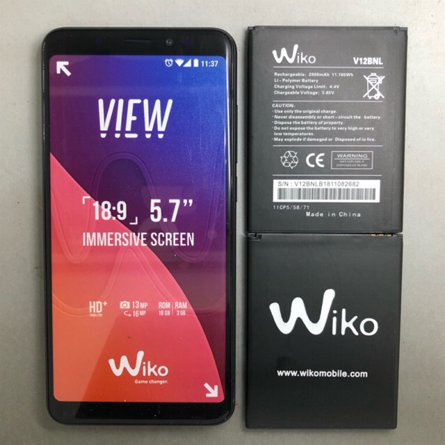 ราคาและรีวิวแบตเตอรี่มือถือ Wiko รุ่น View (ของแท้)
