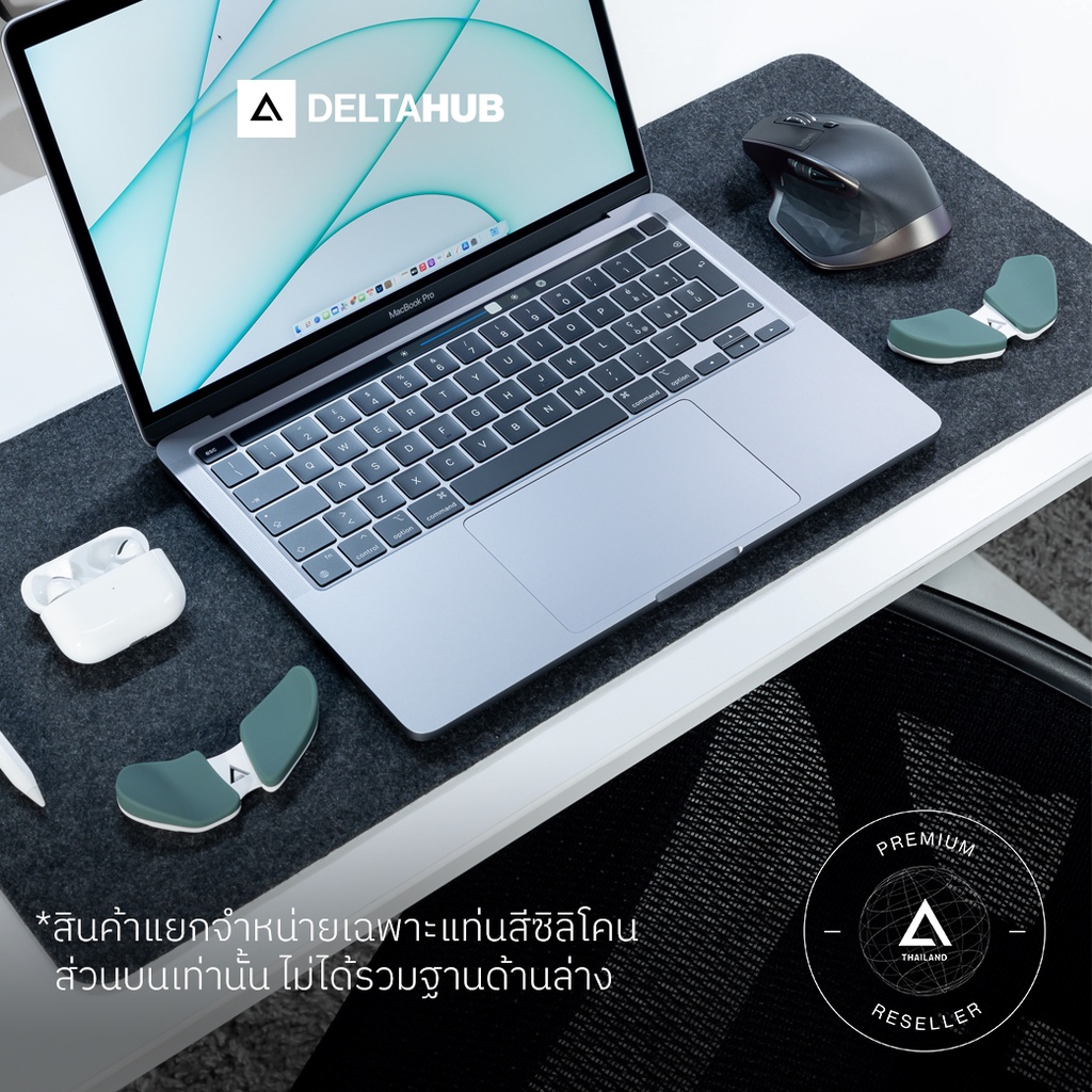 ภาพสินค้าแท่นซิลิโคน limited edition สำหรับ DeltaHub Carpio 2.0 : แผ่นรองข้อมือ Truly Ergonomic Wrist Rest จากร้าน sillicons บน Shopee ภาพที่ 4