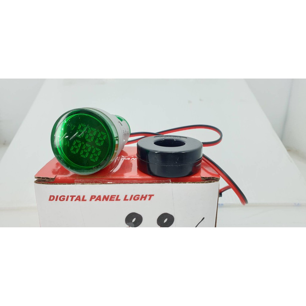 pilot-lamp-ac-220v-หน้าปัด-วัดกระแส-วัด-โวลล์