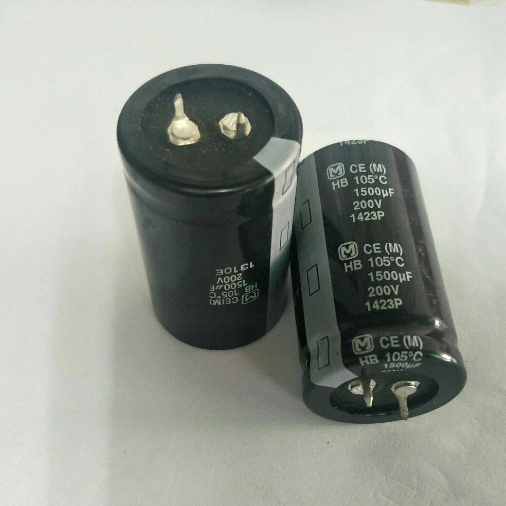 2ชิ้น-capacitor-1500uf200vdc-m-105c-size-30x50mm-ของใหม่ของแท้คุณภาพดีเยี่ยม100-พร้อมส่ง