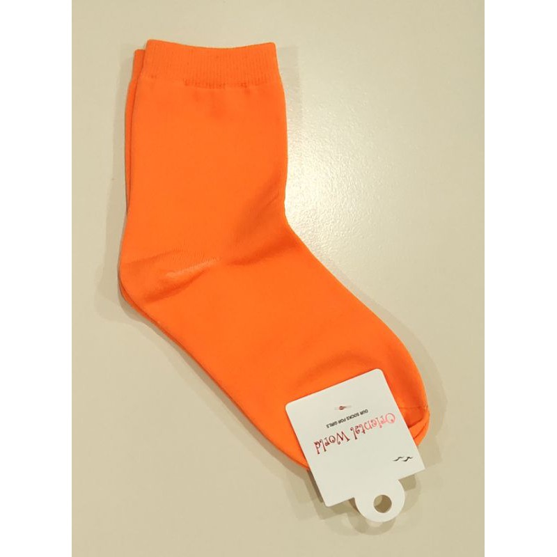 ถุงเท้านีออน ข้อกลาง ข้อยาว สีสะท้อนแสง NEON SOCKS Shopee Thailand