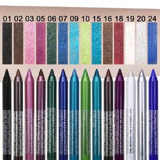 ดินสอเขียนขอบตา กลิตเตอร์ ติดทนนาน มีให้เลือก 14 สี