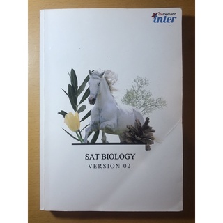 หนังสือ SAT subject biology version 2 ของ OnDemand inter เรียนปี 62