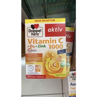 Vitamin C 1000 Doppelherz aktiv Highly dosed with 1000 mg of Vitamin C zzz