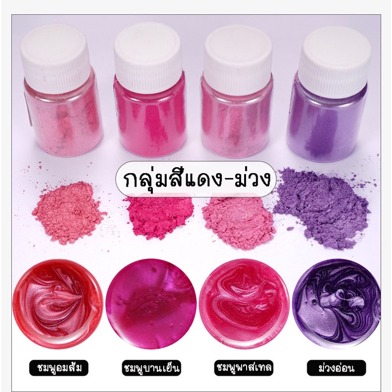 ผงไมก้ามุก-ขนาด-25-ml-สำหรับใช้ย้อมสีเรซิน-ตกแต่งเครื่องประดับ-ห้ามรับประทาน-ห้ามผสมในอาหาร-ห้ามใช้ใส่เครื่องสำอาง