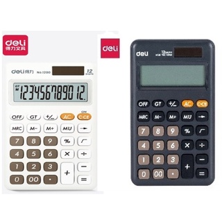 Deli 1200 Calculator 12 digit เครื่องคิดเลขแบบพกพา