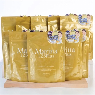 ภาพหน้าปกสินค้าพร้อมส่ง~(ส่งฟรี-มีปลายทาง)545฿  แถมกระปุก+Ebook - มารีน่า123 Marina123คอลลาเจนมารีน่า คอลลาเจน ผิวสวย อิ่มน้ำ ที่เกี่ยวข้อง