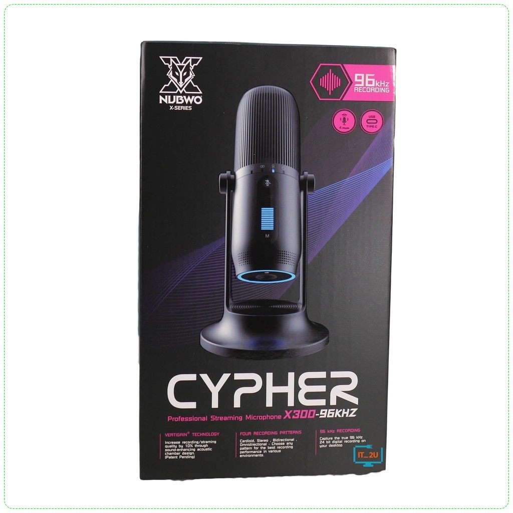 ภาพหน้าปกสินค้าCET-(พร้อมส่ง)NUBWO-X X300 MICROPHONE 96KHz CYPHER จากร้าน itshop66 บน Shopee