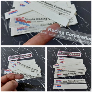 สติกเกอร์ใส สําหรับ Hrc HONDA RACING CORPORATION