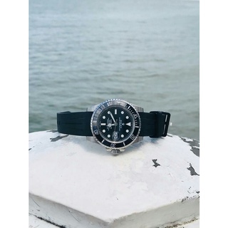 Submariner นาฬิกาข้อมืออัตโนมัติ สายซิลิโคน สําหรับผู้ชาย