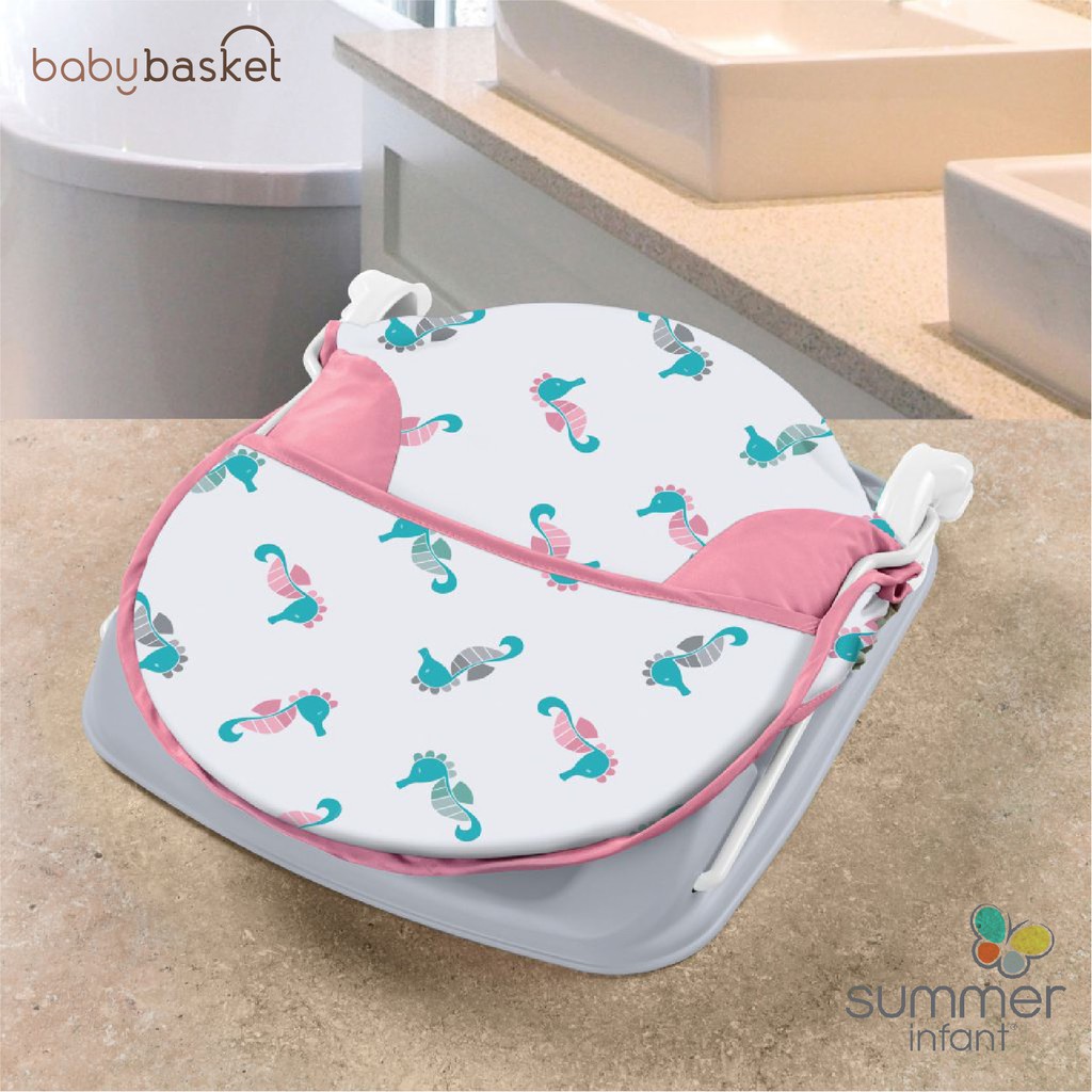 summer-deluxe-baby-bather-เบาะรองนอนสำหรับอาบน้ำ-สำหรับเด็กแรกเกิด