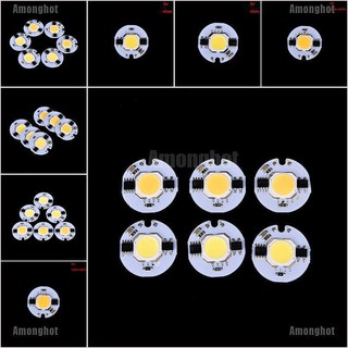 ท่ามกลางฮอต☆❥ ชิปไฟ Led 7W 5W 3W 1 ชิ้น สีขาวอบอุ่น สําหรับรถยนต์