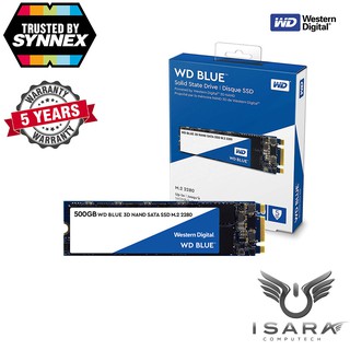 ภาพหน้าปกสินค้าWD SSD BLUE 500GB, M.2 2280 ที่เกี่ยวข้อง