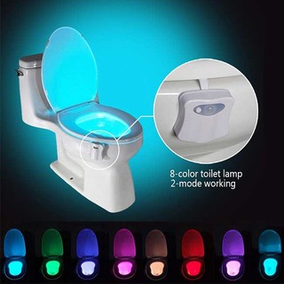 Light Bowl ไฟโถส้วมเปลี่ยนสีได้ ไฟตกแต่งห้องน้ำ ไฟห้องน้ำ 8 สี เหมาะสำหรับผ้สูงอายุจะได้มองเห็น