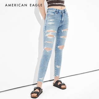 American Eagle Ne(X)t Level Super High-Waisted Jegging Crop กางเกง ยีนส์ ผู้หญิง เจ็กกิ้ง เอวสูง ครอป (WJS 043-3137-136)