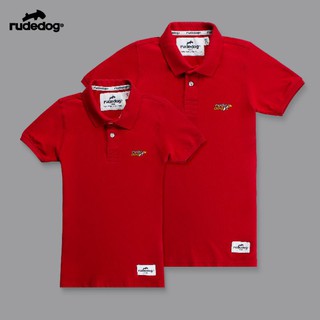 Rudedog เสื้อโปโล รุ่น Mozaic สีแดง (ราคาต่อตัว)