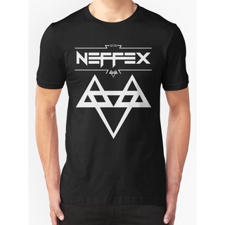 Neffex เสื้อยืดลําลอง แขนสั้น พิมพ์ลายโลโก้ 2 สีดํา สําหรับผู้ชาย 2022