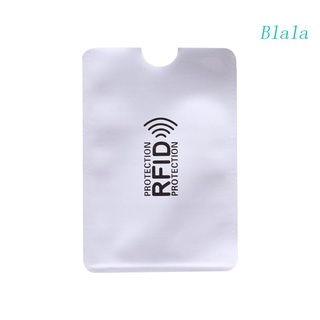 Blala กระเป๋าใส่บัตรเครดิต นามบัตร บล็อก RFID ปลอกป้องกัน โล่ ที่ใส่ สําหรับเคส