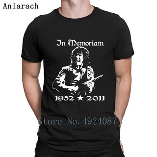 เสื้อยืดสีขาว[พร้อมส่ง] เสื้อยืดคอกลม พิมพ์ลาย Gary Moore tribute สไตล์ฮิปฮอป แฟชั่นฤดูร้อน สําหรับผู้ชายS-4XL