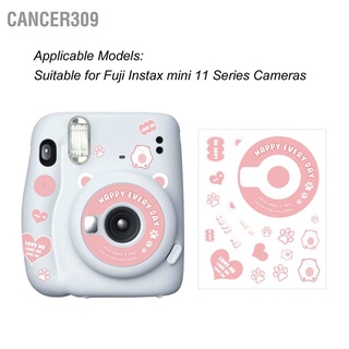 สินค้า Cancer309 สติกเกอร์ ลายการ์ตูนน่ารัก 5 แบบ สําหรับตกแต่งกล้อง Fuji Instax Mini 11 Diy
