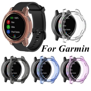 Silicone Protective Case For Garmin Venu 2/2S Transparent Cover Frame TPU Crystal Protector Shell For For Garmin Fenix6 6S 7 7S Fenix7X