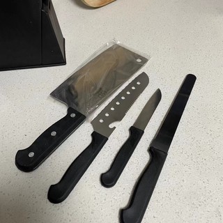5 Piece knife block set ชุดมีดครัวพร้อมที่เสียบมีดครบชุด