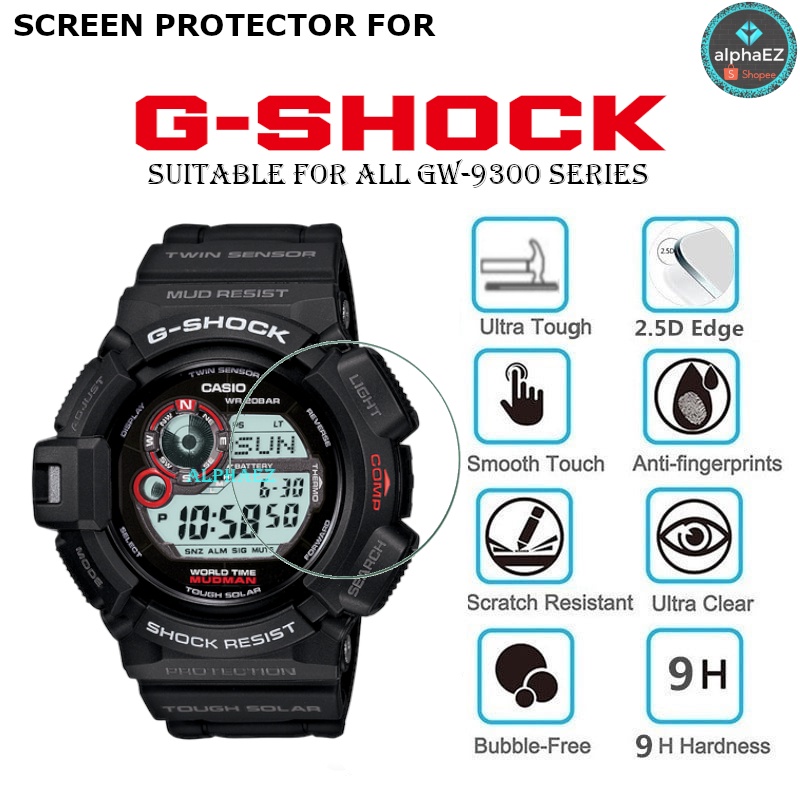 ฟิล์มกระจกนิรภัยกันรอยหน้าจอ-9h-สําหรับ-casio-g-shock-g-9300-gw-9300-gw-9301-mud-man-series