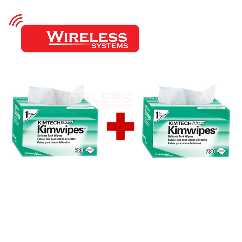 kimtech-science-kimwipes-delicate-task-wipers-พิเศษ-pack-คู่-2-กล่อง