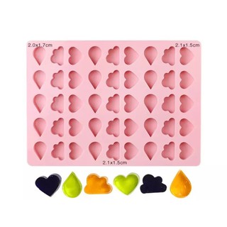 📌สินค้ามาใหม่วันนี้📌📍Heart Drop Silicone Mold พิมพ์ซิลิโคน ทำขนม โมล์สบู่ ลายหัวใจ หยดน้ำ📍