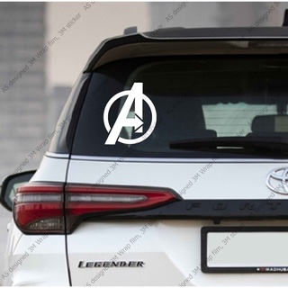 อเวนเจอร์ส โลโก สติ๊กเกอร์ 3M ลอกออกไม่มีคราบกาว Avenger Logo Removable 3M sticker, สติ๊กเกอร์ติด รถยนต์ มอเตอร์ไซ