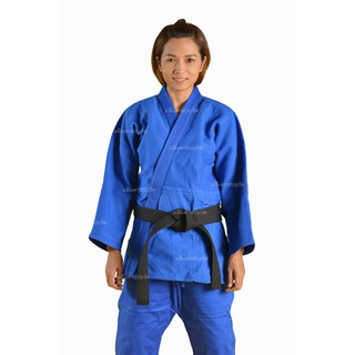 ภาพหน้าปกสินค้าชุดยูโด ชุดยูยิตสู  Judo Jujitsu BJJ สีน้ำเงิน แถมสายขาว (สินค้าโรงงาน) ที่เกี่ยวข้อง