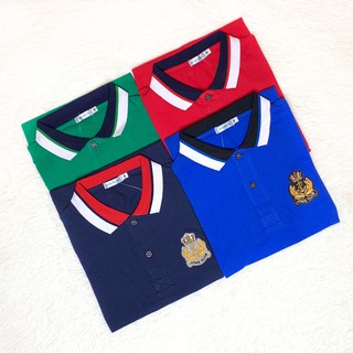 พร้อมส่ง เก็บเงินปลายทาง เสื้อโปโล คอปกผู้ชาย After Clap เนื้อผ้าดี ปักป้ายตรงอก